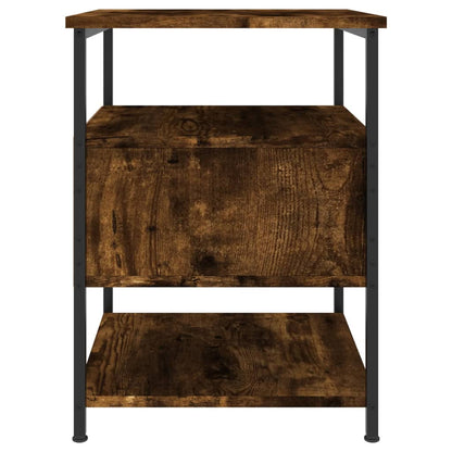 vidaXL Tables de chevet 2 pcs Chêne fumé 40x42x56 cm Bois d'ingénierie