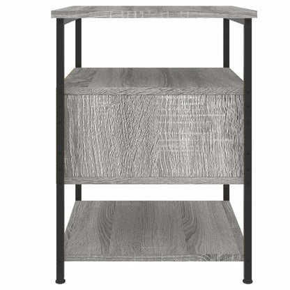 vidaXL Tables de chevet 2 pcs Gris Sonoma 40x42x56 cm Bois d'ingénierie