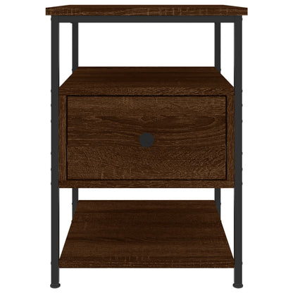 vidaXL Nachttisch Braun Eichen-Optik 40x42x56 cm Holzwerkstoff