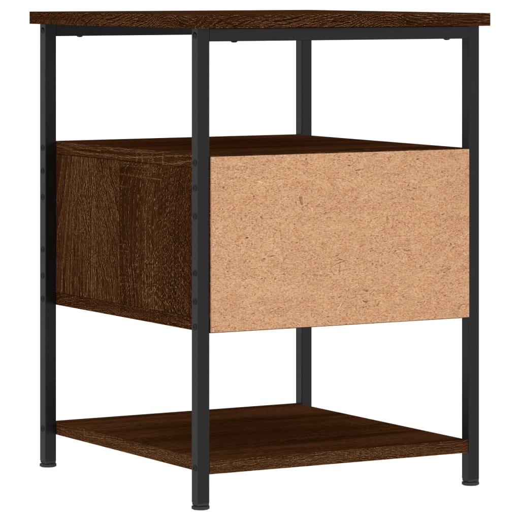 vidaXL Tables de chevet 2 pcs Aspect chêne marron 40x42x56 cm Bois d'ingénierie