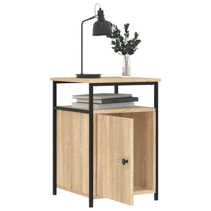 vidaXL Nachttische 2 Stk. Sonoma-Eiche 40x42x60 cm Holzwerkstoff