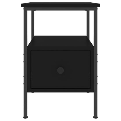 vidaXL Nachttisch Schwarz 34x36x50 cm Holzwerkstoff