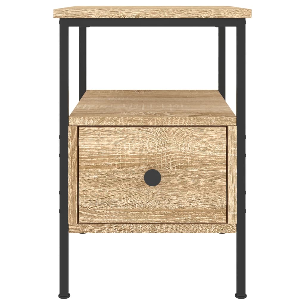 vidaXL Nachttisch Sonoma-Eiche 34x36x50 cm Holzwerkstoff