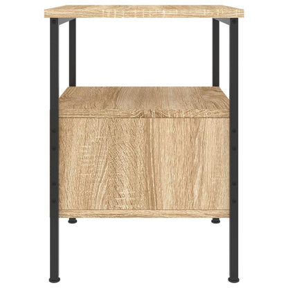 vidaXL Nachttische 2 Stk. Sonoma-Eiche 34x36x50 cm Holzwerkstoff