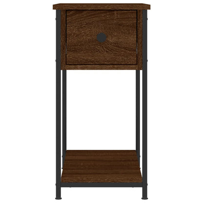 vidaXL Nachttische 2 Stk. Braun Eichen-Optik 30x60x60 cm Holzwerkstoff