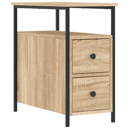 vidaXL Nachttisch Sonoma-Eiche 30x60x60 cm Holzwerkstoff