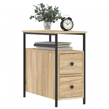 vidaXL Nachttisch Sonoma-Eiche 30x60x60 cm Holzwerkstoff