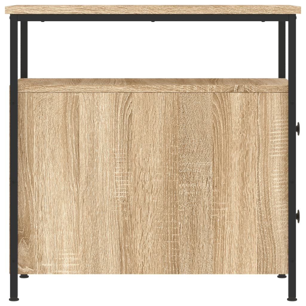 vidaXL Nachttisch Sonoma-Eiche 30x60x60 cm Holzwerkstoff