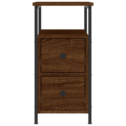 vidaXL Nachttisch Braun Eichen-Optik 30x60x60 cm Holzwerkstoff