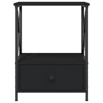 vidaXL Nachttisch Schwarz 50x41x65 cm Holzwerkstoff