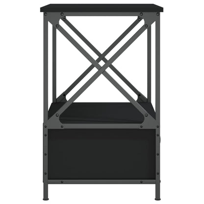 vidaXL Nachttisch Schwarz 50x41x65 cm Holzwerkstoff