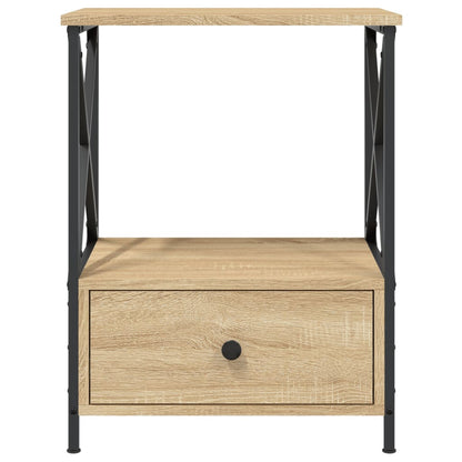 vidaXL Table de chevet chêne Sonoma 50x41x65 cm en bois d'ingénierie
