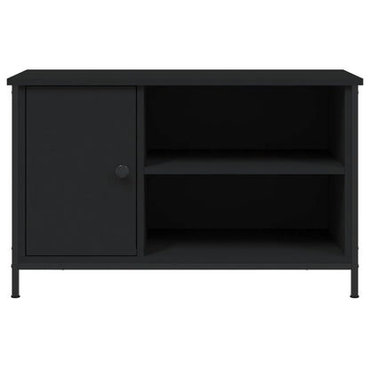 vidaXL TV-Schrank Schwarz 80x40x50 cm Holzwerkstoff