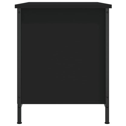 vidaXL TV-Schrank Schwarz 80x40x50 cm Holzwerkstoff