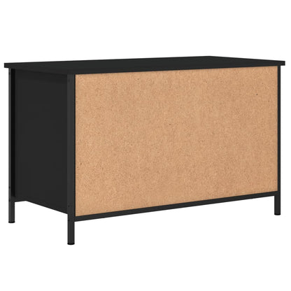 vidaXL TV-Schrank Schwarz 80x40x50 cm Holzwerkstoff