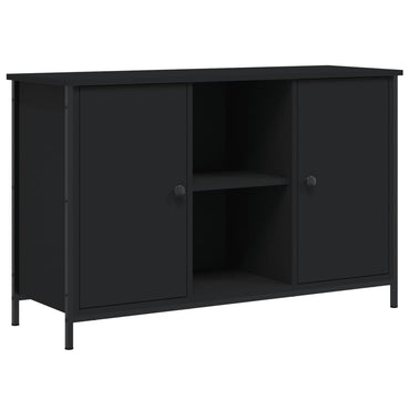 vidaXL Meuble TV Noir 100x35x65 cm Bois d'ingénierie