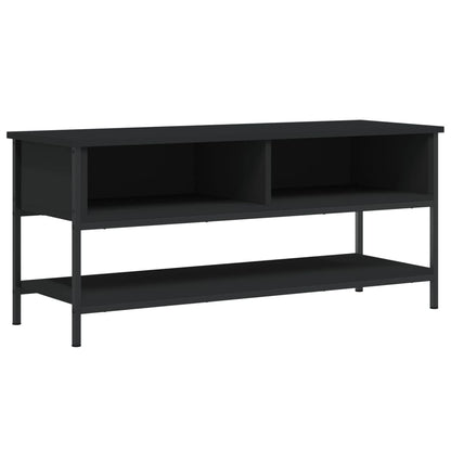 Meuble TV vidaXL noir 100x35x45 cm en bois d'ingénierie