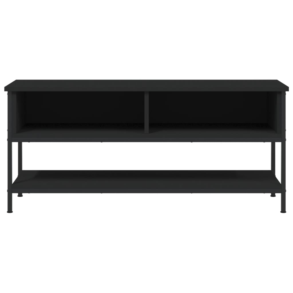 Meuble TV vidaXL noir 100x35x45 cm en bois d'ingénierie