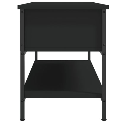 Meuble TV vidaXL noir 100x35x45 cm en bois d'ingénierie