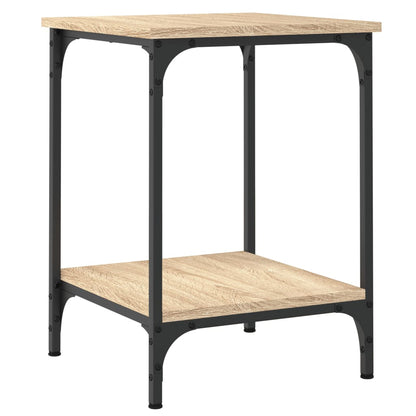 vidaXL Table basse chêne Sonoma 40x40x55 cm bois d'ingénierie