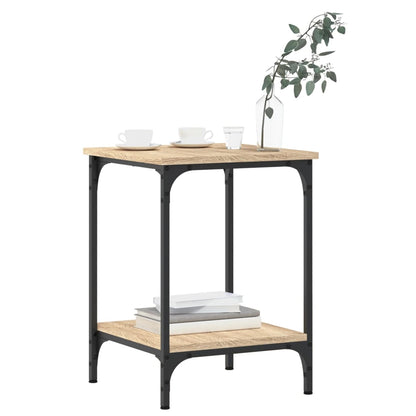 vidaXL Table basse chêne Sonoma 40x40x55 cm bois d'ingénierie