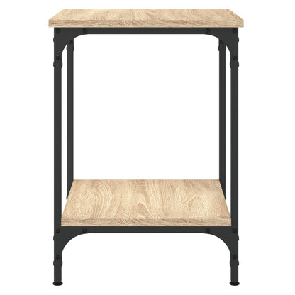 vidaXL Table basse chêne Sonoma 40x40x55 cm bois d'ingénierie