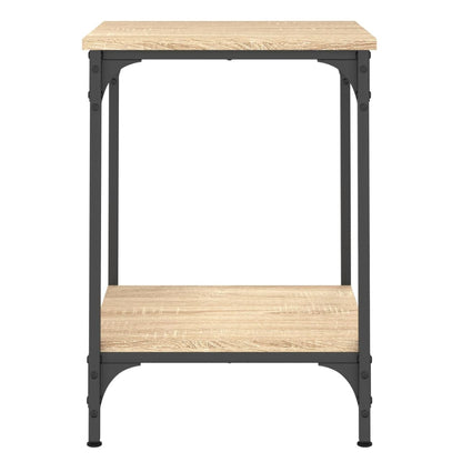 vidaXL Table basse chêne Sonoma 40x40x55 cm bois d'ingénierie