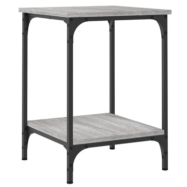 vidaXL Table basse gris Sonoma 40x40x55 cm en bois d'ingénierie