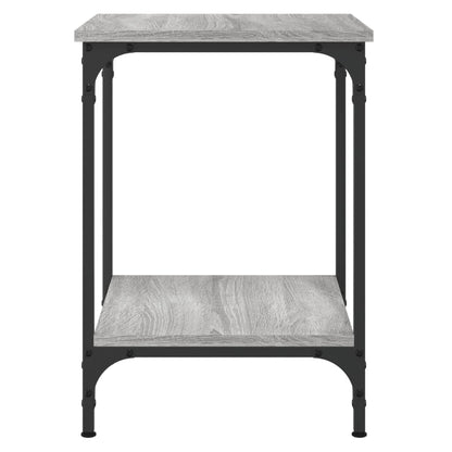 vidaXL Table basse gris Sonoma 40x40x55 cm en bois d'ingénierie
