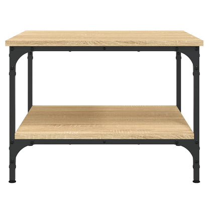 vidaXL Table basse chêne Sonoma 55x55x40 cm aggloméré