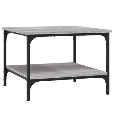 vidaXL Table basse gris Sonoma 55x55x40 cm aggloméré