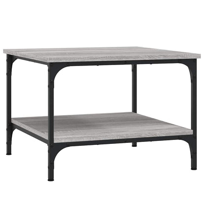 vidaXL Table basse gris Sonoma 55x55x40 cm aggloméré