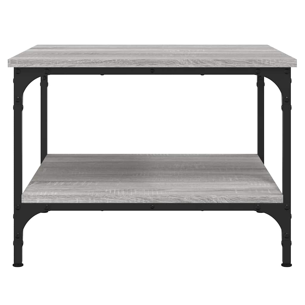 vidaXL Table basse gris Sonoma 55x55x40 cm aggloméré