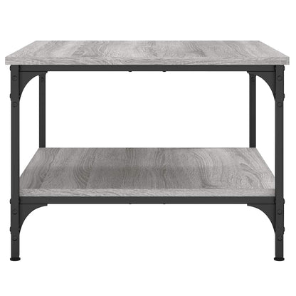 vidaXL Table basse gris Sonoma 55x55x40 cm aggloméré