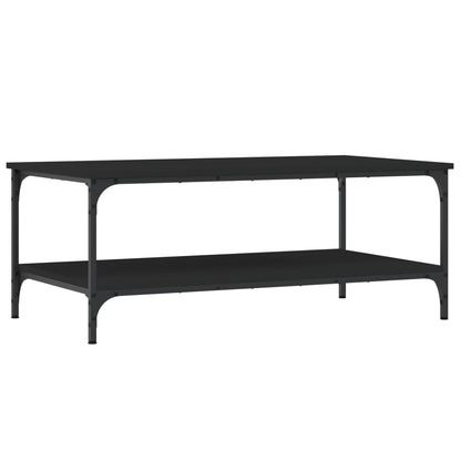 vidaXL Table basse Noir 100x55x40 cm Bois d'ingénierie