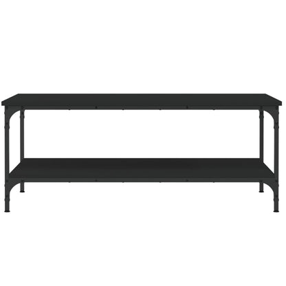 vidaXL Table basse Noir 100x55x40 cm Bois d'ingénierie