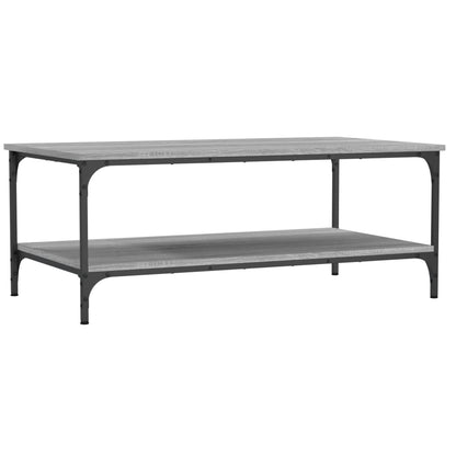 vidaXL Couchtisch Grau Sonoma 100x55x40 cm Holzwerkstoff