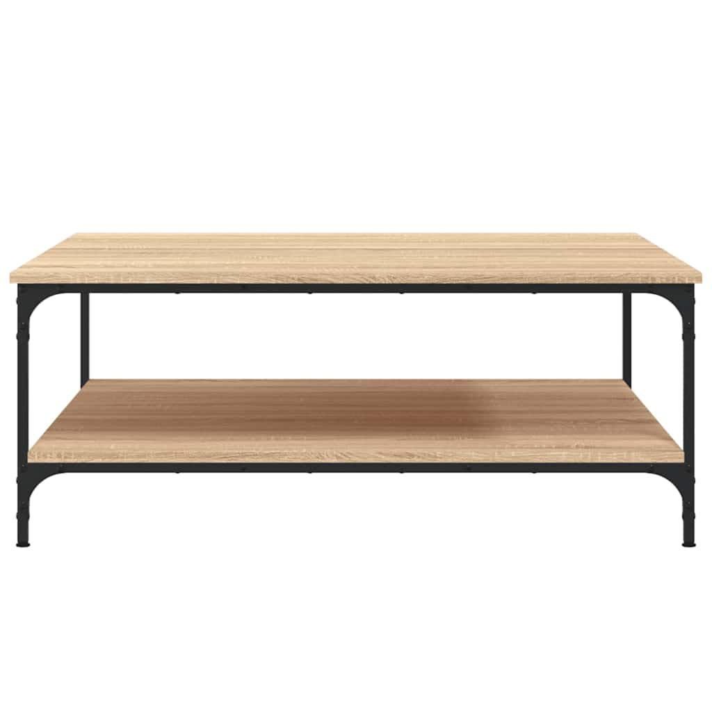 vidaXL Couchtisch Sonoma-Eiche 100x100x40 cm Holzwerkstoff
