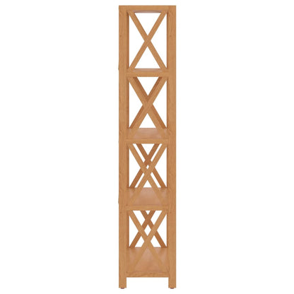 vidaXL Regal mit 5 Böden 80x30x146 cm Massivholz Eiche