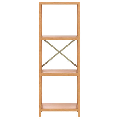 vidaXL Regal mit 4 Böden 40x30x112 cm Massivholz Eiche