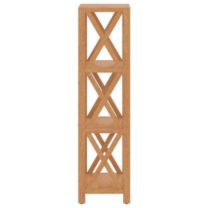 vidaXL Regal mit 4 Böden 40x30x112 cm Massivholz Eiche
