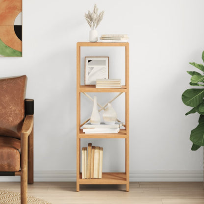 vidaXL Regal mit 4 Böden 40x30x112 cm Massivholz Eiche