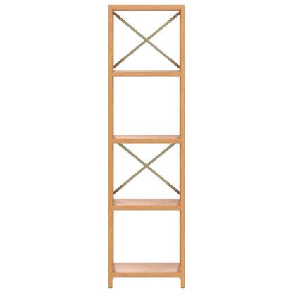 vidaXL Regal mit 5 Böden 40x30x146 cm Massivholz Eiche