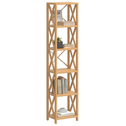 vidaXL Regal mit 6 Böden 40x30x181 cm Massivholz Eiche