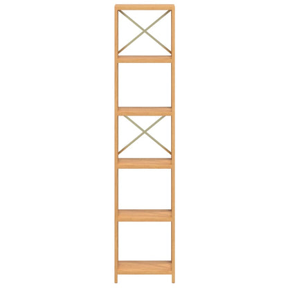 vidaXL Regal mit 6 Böden 40x30x181 cm Massivholz Eiche