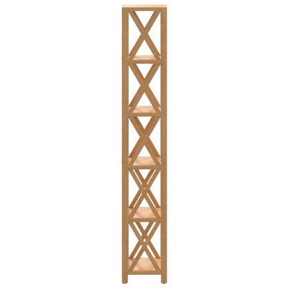 vidaXL Regal mit 6 Böden 40x30x181 cm Massivholz Eiche