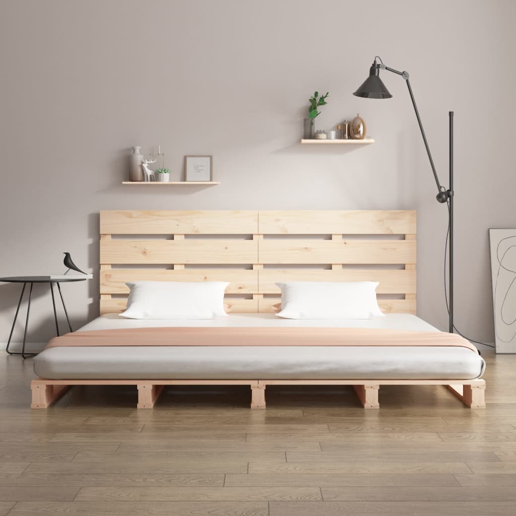 vidaXL Massivholzbett ohne Matratze 140x190 cm Kiefernholz