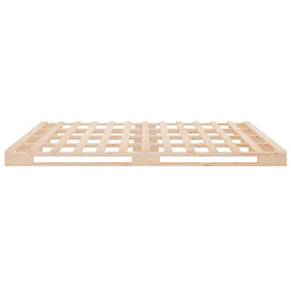 vidaXL Massivholzbett ohne Matratze 140x190 cm Kiefernholz
