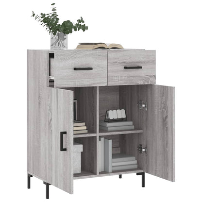 vidaXL Sideboard Grau Sonoma 69,5x34x90 cm Holzwerkstoff
