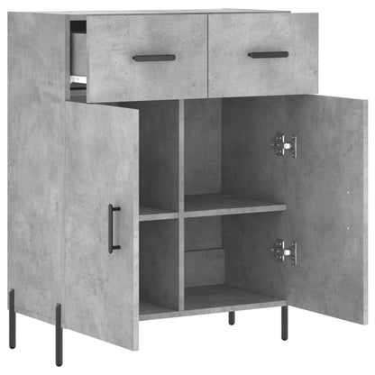 Sideboard Betongrau 69,5x34x90 cm Holzwerkstoff